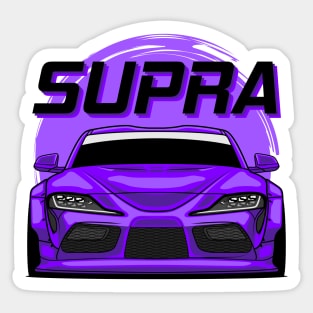 Purple Supra MK V Sticker